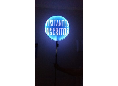 PLACA PIRULITO COM ILUMINAÇÃO LED- PLACA PERSONALIZADA ILUMINADA PARA MARKETING